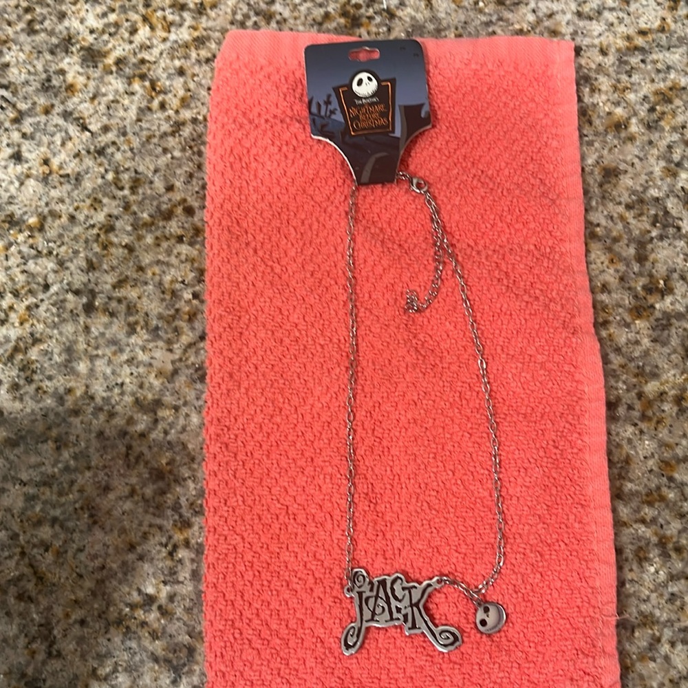 NWOT Jack Skellington necklace